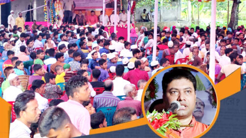 ঈশ্বরগঞ্জে মাহমুদ হাসান সুমনের কর্মী সমাবেশ