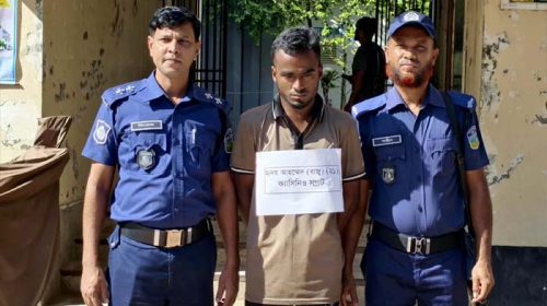অনলাইন জুয়ার বিরুদ্ধে ঈশ্বরগঞ্জ পুলিশের প্রথম মামলা গ্রেফতার ১