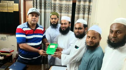 ঈশ্বরগঞ্জের নবাগত ওসির সঙ্গে ইসলামী আন্দোলনের সৌজন্য সাক্ষাৎ